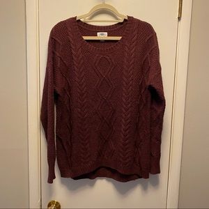 Old Navy Maroon Sweater